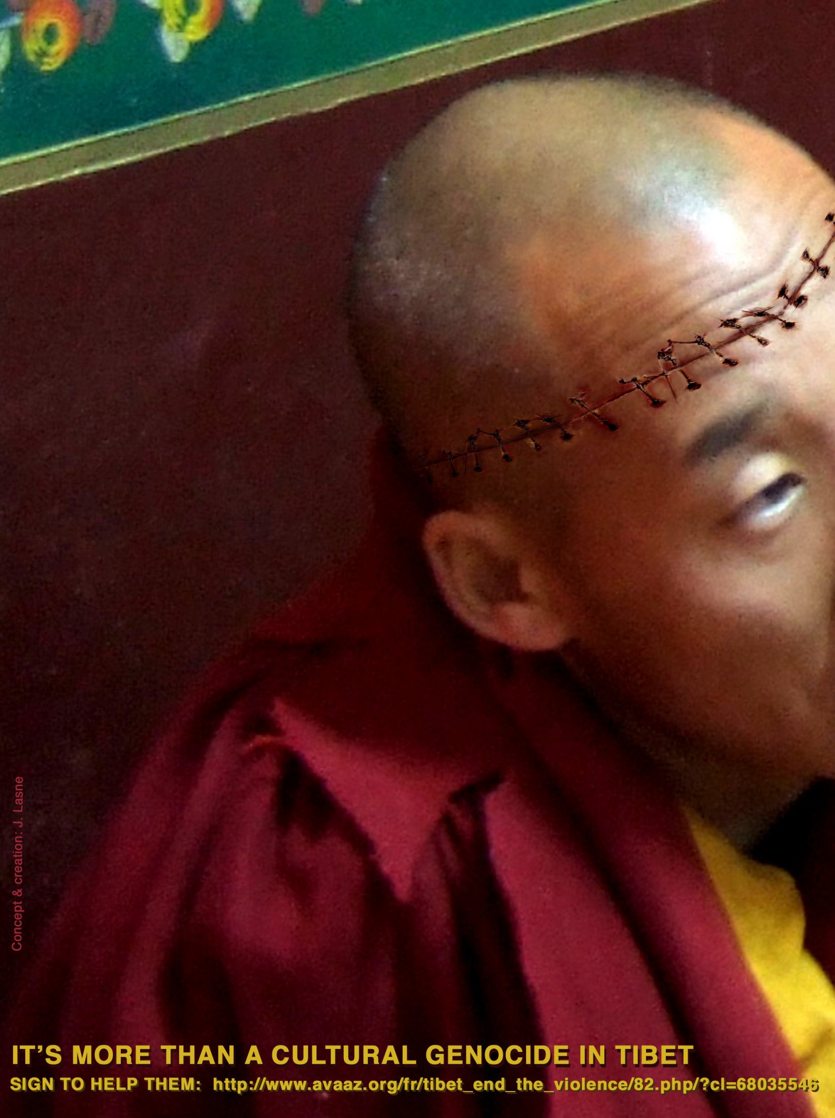 Free Tibet Moine 